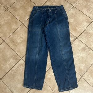 Old Navy Women’s High Waisted OG Loose Jeans In Blue Wash stylish Look Sz 14